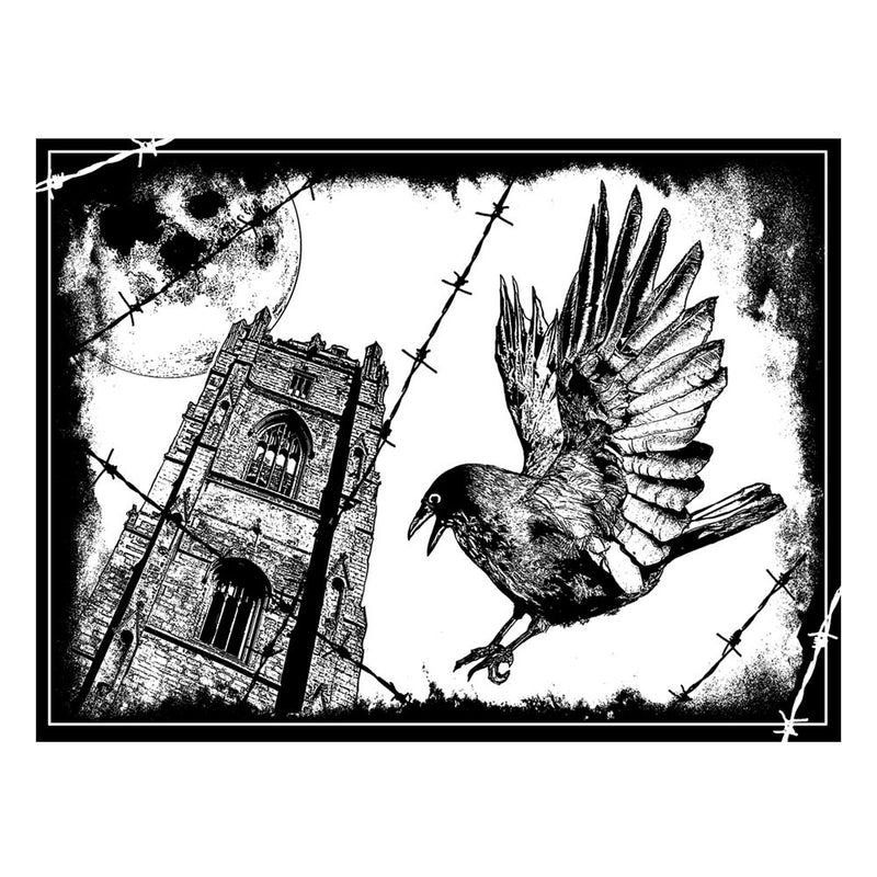 Crafty Individuals - Unmounted Rubber Stamp - 319 - The Crow