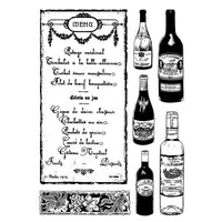 Crafty Individuals - Unmounted Rubber Stamp - 348 - Fine Wine Lovers