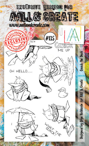 AALL & Create - A6 - Clear Stamps - 135 - Quack the Duck