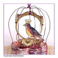 Crafty Individuals - Unmounted Rubber Stamp - 378 - A Royal Bird