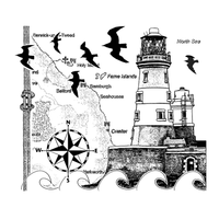 Crafty Individuals - Unmounted Rubber Stamp - 384 - Grace Darling's Lighthouse