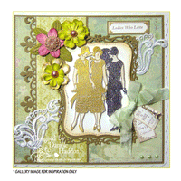 Crafty Individuals - Unmounted Rubber Stamp - 401 - Ladies Who Latte