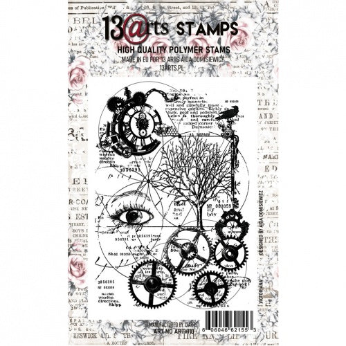 13@rts - A6 - Clear Stamp Set - Victoriana - Aida Domisiewicz