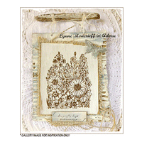 Crafty Individuals - Unmounted Rubber Stamp - 411 - Garden of Flowers