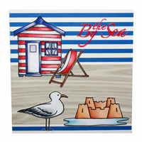Hobby Art Stamps - Clear Polymer Stamp Set - Summer Holiday