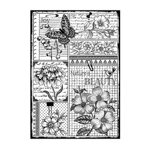 Crafty Individuals - Unmounted Rubber Stamp - 452 - Nature's Beauty