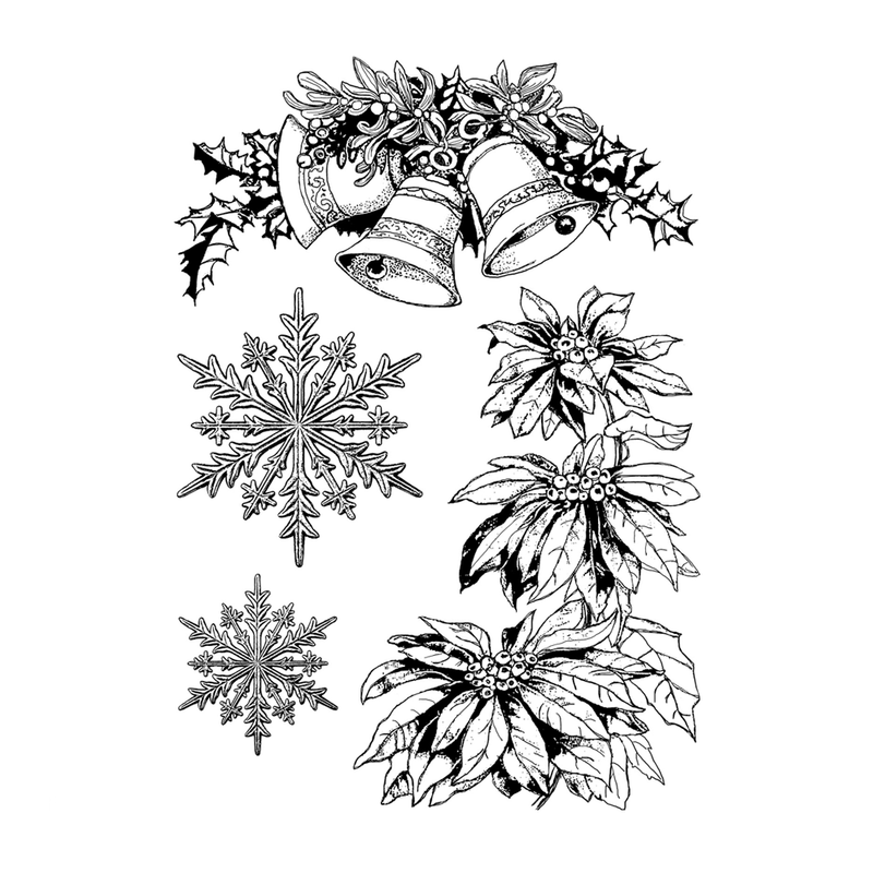 Crafty Individuals - Unmounted Rubber Stamp - 465 - Festively Ornamental