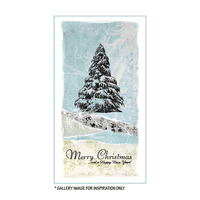 Crafty Individuals - Unmounted Rubber Stamp - 462 - Large Christmas Tree