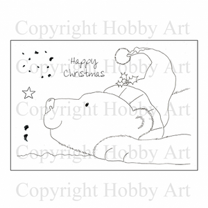 Hobby Art Stamps - Clear Polymer Stamp Set - Peter the Polar Bear