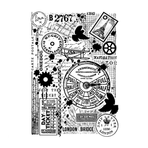Crafty Individuals - Unmounted Rubber Stamp - 499 - Full Steam Ahead