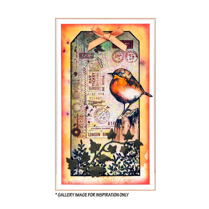 Crafty Individuals - Unmounted Rubber Stamp - 507 - Perching Bird