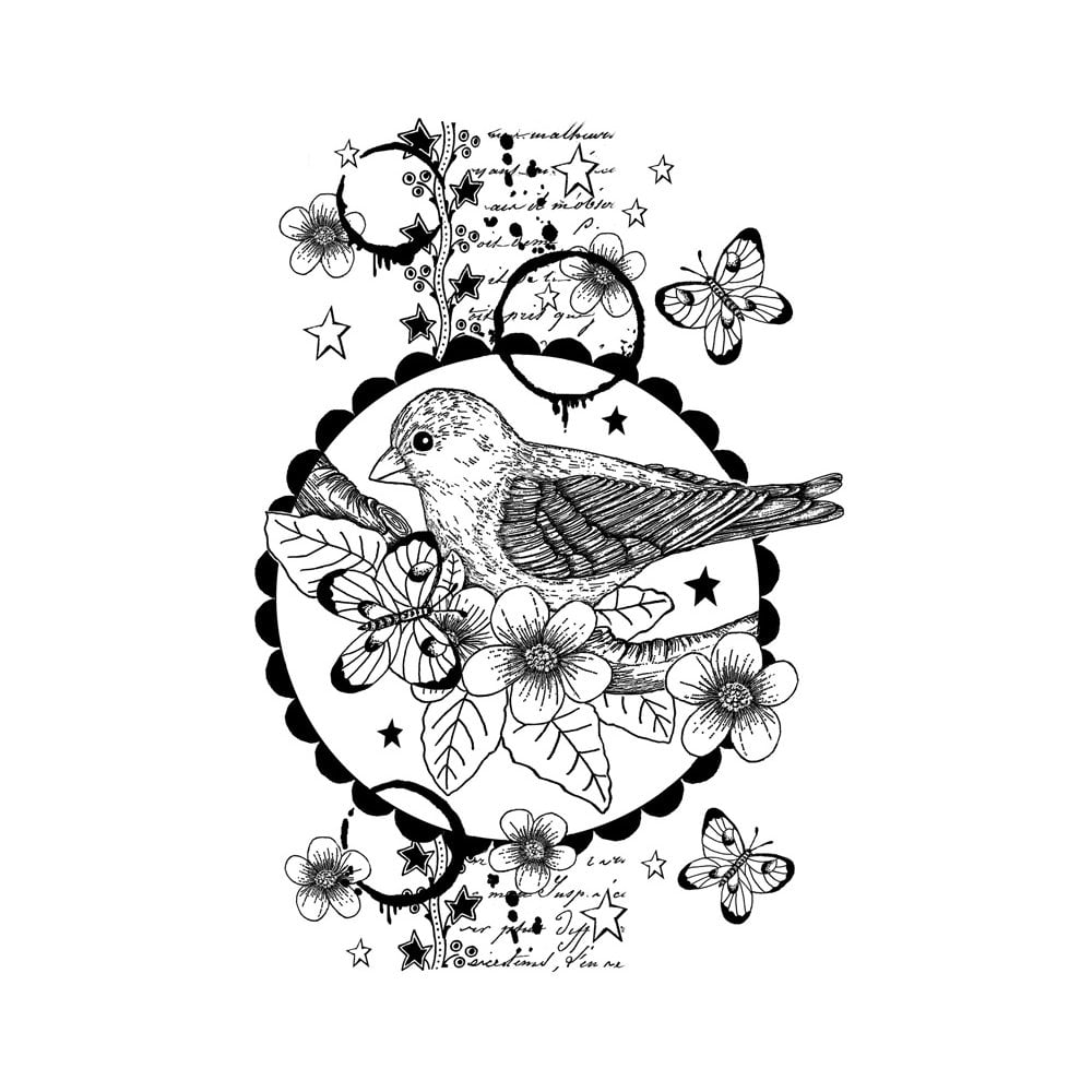 Crafty Individuals - Unmounted Rubber Stamp - 515 - Nesting Instinct