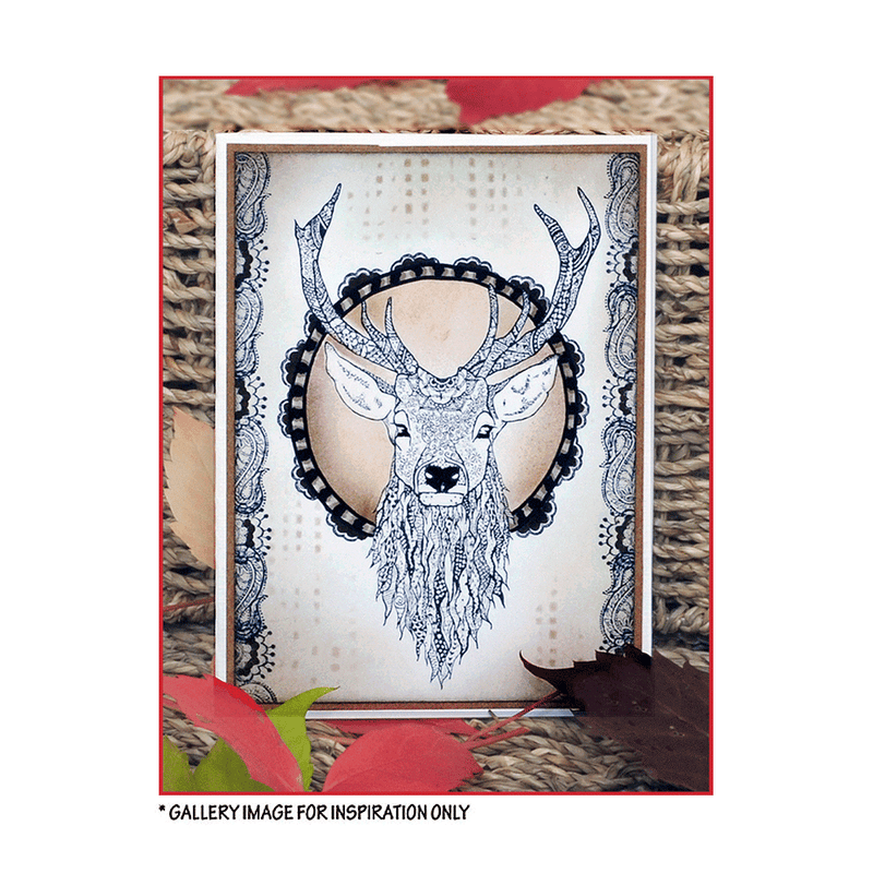 Crafty Individuals - Unmounted Rubber Stamp - 526 - Highland Stag