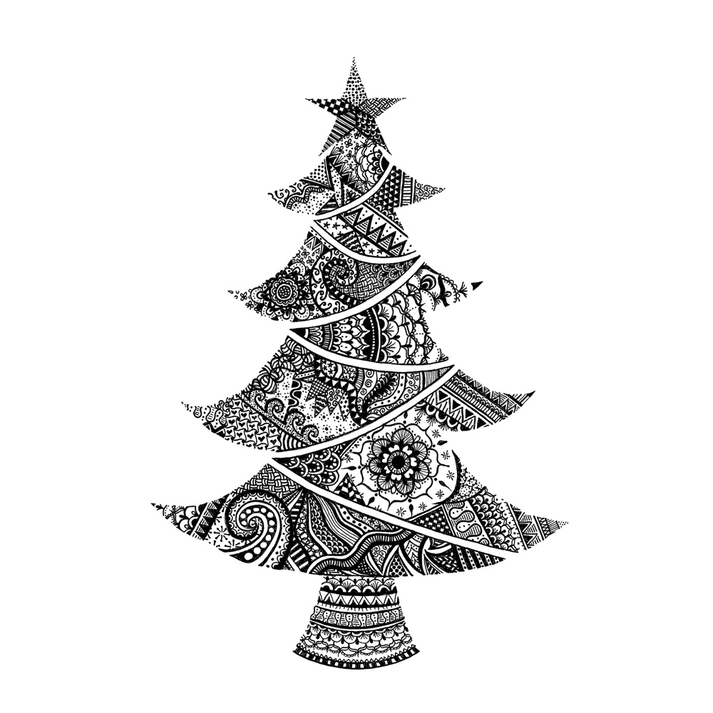 Crafty Individuals - Unmounted Rubber Stamp - 530 - O Christmas Tree