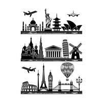 Crafty Individuals - Unmounted Rubber Stamp - 537 - Icons of the World