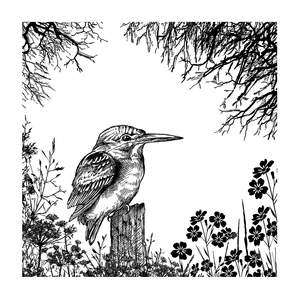 Crafty Individuals - Unmounted Rubber Stamp - 552 - Dawn Hideaway