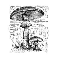 Crafty Individuals - Unmounted Rubber Stamp - 574 - Counting Toadstools