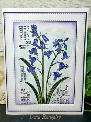 Crafty Individuals - Unmounted Rubber Stamp - 572 - Counting Bluebells