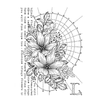 Crafty Individuals - Unmounted Rubber Stamp - 599 - L is for Lily
