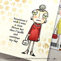 AALL & Create - A7 - Clear Stamps - 704 - Janet Klein - Miss Dee