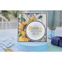Crafter's Companion - Mindfulness Quotes - Clear Stamps - Breathe Out