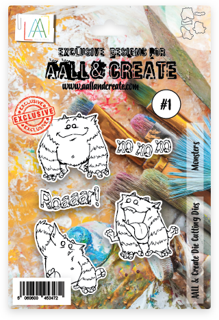 AALL & Create - Die Set - #1 - Monsters