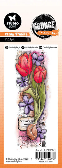 Studio Light - Grunge - Clear Stamp Set - Tulips