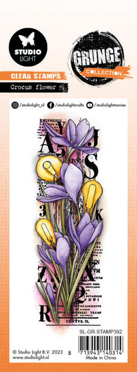 Studio Light - Grunge - Clear Stamp Set - Crocus