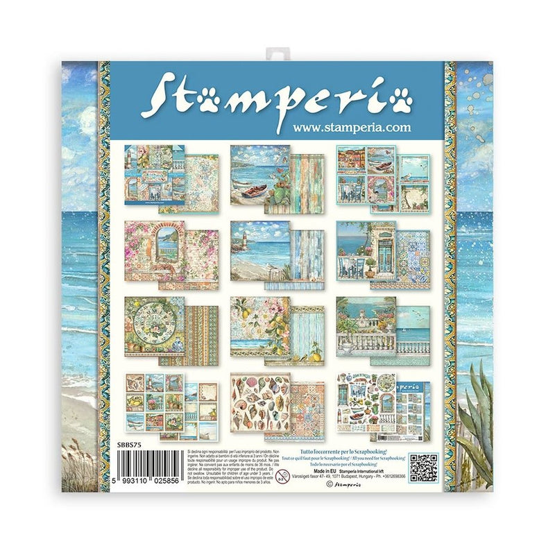 Stamperia - 8 x 8 - Paper Pad - Blue Dream