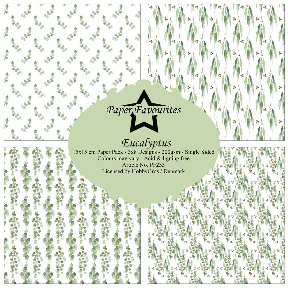 Paper Favourites - Paper Pad - 6 x 6 - Eucalyptus