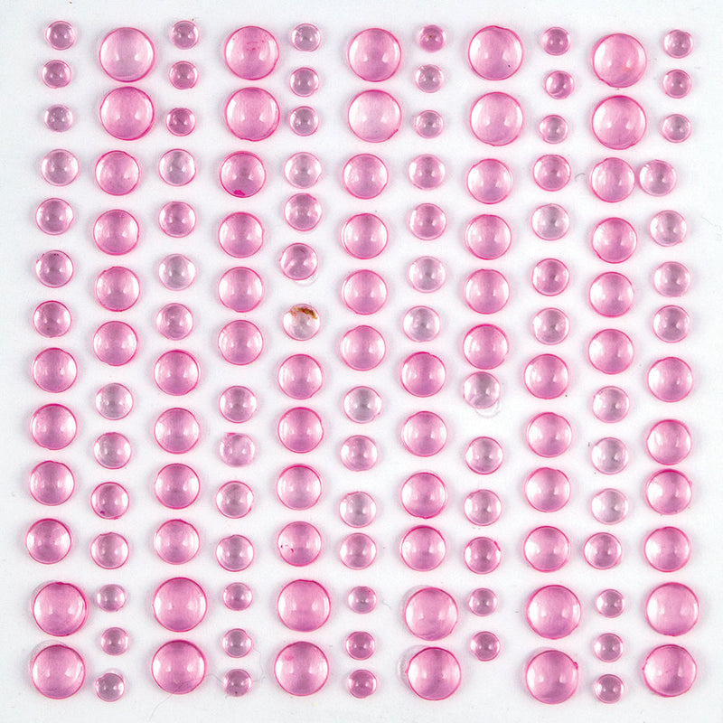 Craft Consortium - Adhesive Dew Drops - Pink