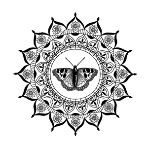 Crafty Individuals - Unmounted Rubber Stamp - 610 - Summer Mandala