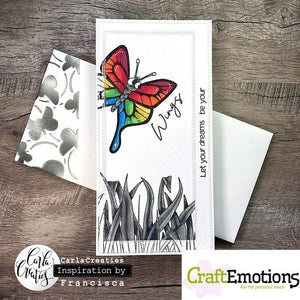 Craft Emotions - A6 - Clear Polymer Stamps - Carla Creaties - Bugs 4