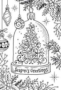 Creative Expressions - A6 - Clear Stamp Set - Designer Boutique - Snow Dome