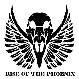 Creative Expressions - Stencil 8 x 8 - Andy Skinner - Rise of the Phoenix