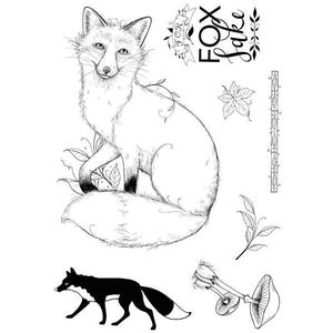 Pink Ink Designs - Clear Photopolymer Stamps - A5 - Foxtastic