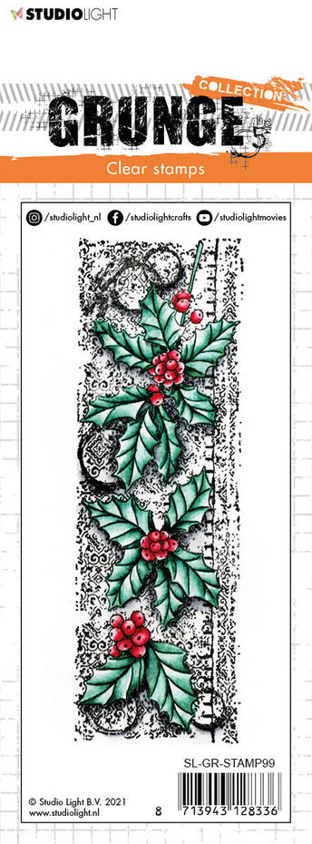 Studio Light - Grunge - Clear Stamp Set - Christmas Branches