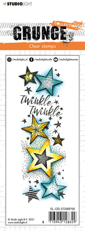 Studio Light - Grunge - Clear Stamp Set - Twinkle Twinkle Stars