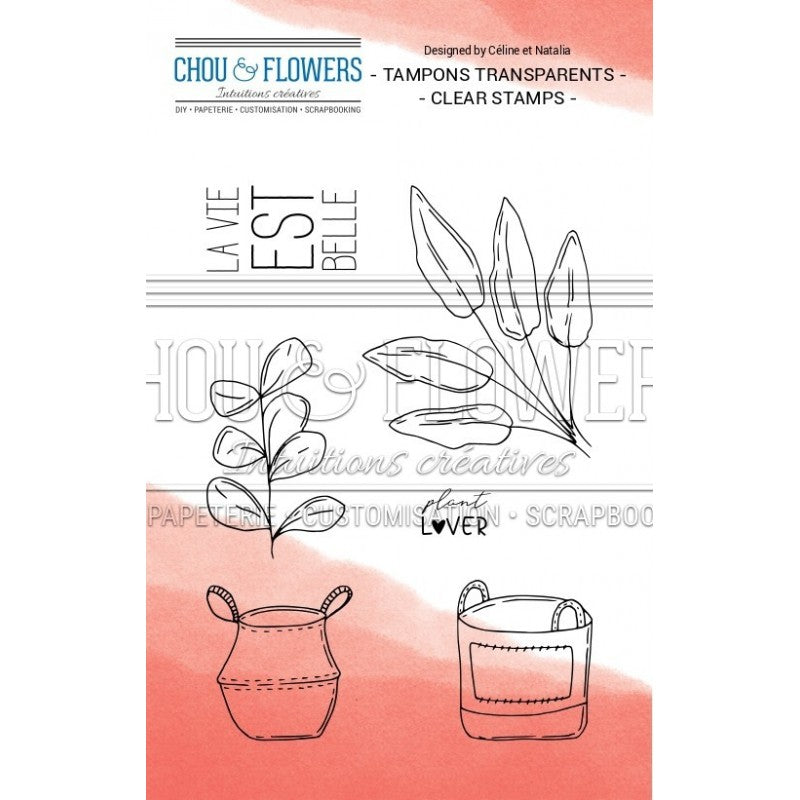 Chou & Flowers - Clear Stamps - Plant Lover