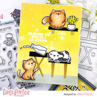 Time For Tea - Clear Stamp Set - Kitty Capers