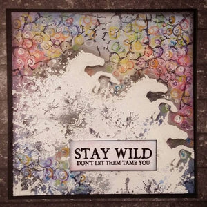 Visible Image - A6 - Clear Polymer Stamp Set - Stay Wild (retired)