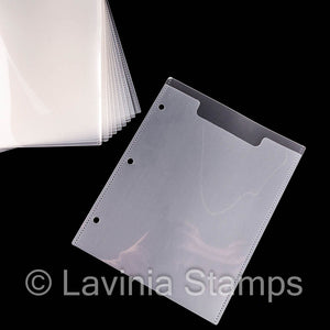 Lavinia - Stamp Storage Binder Inserts (pack of 10)