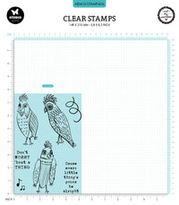 Studio Light - Art By Marlene - Signature Collection - A5 Clear Stamp Set - Don't Worry