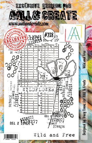 AALL & Create - A5 - Clear Stamps - 238 - Wild and Free