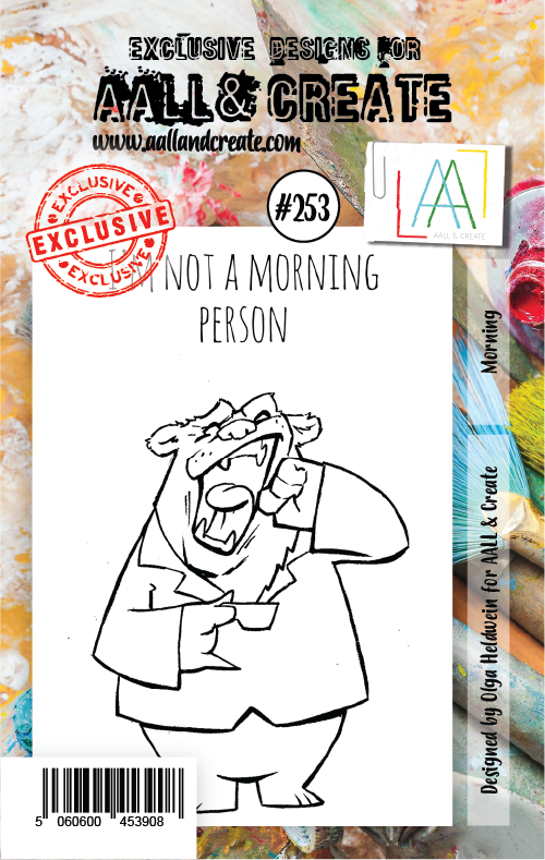 AALL & Create - A7 - Clear Stamps - 253 - Morning