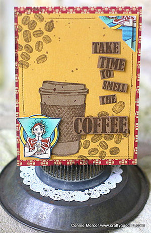 Darkroom Door - Rubber Stamp Set - Coffee Time
