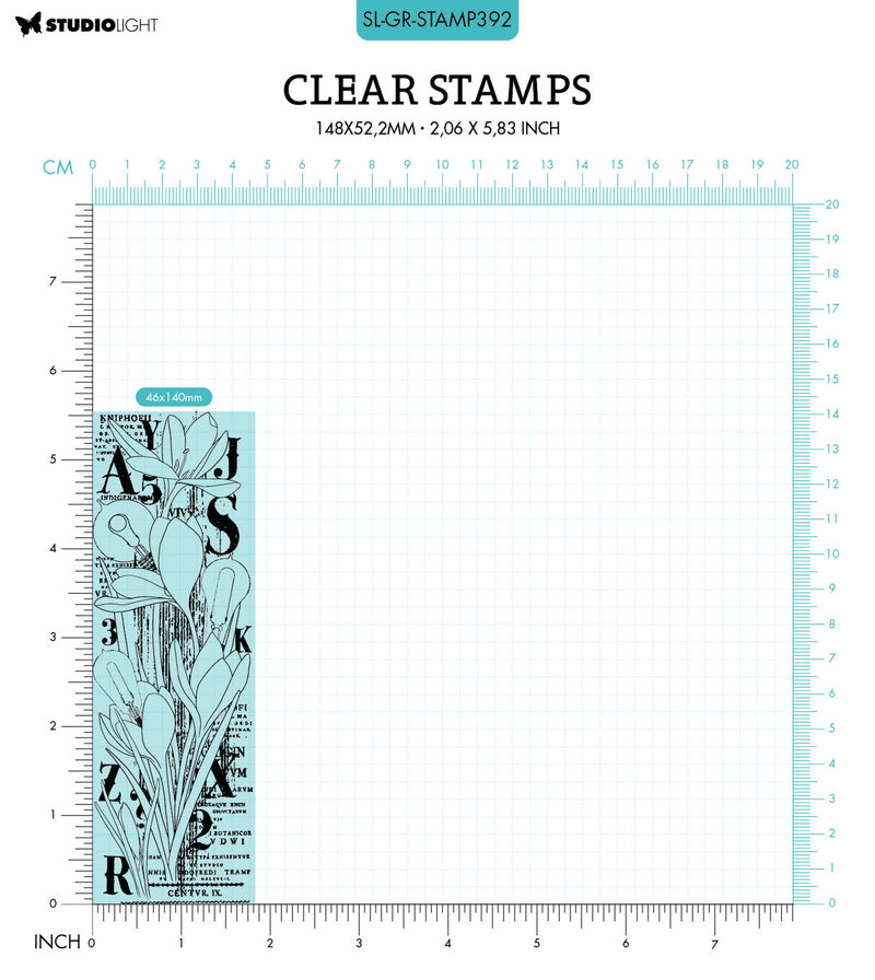 Studio Light - Grunge - Clear Stamp Set - Crocus