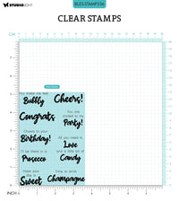 Studio Light - Clear Polymer Stamp Set - A6 - Bubbly
