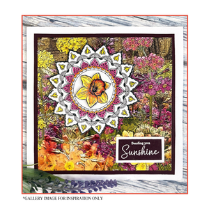 Crafty Individuals - Unmounted Rubber Stamp - 609 - Spring Mandala