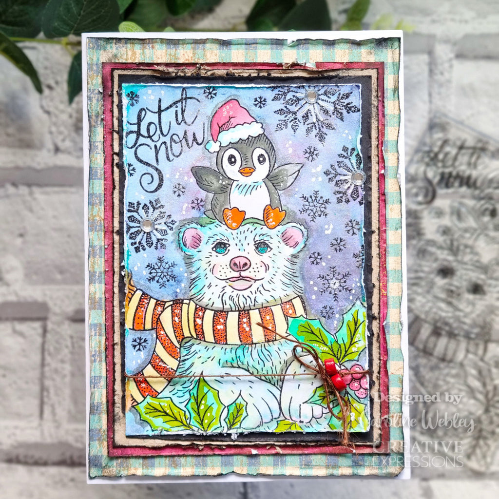 Creative Expressions - A6 - Clear Stamp Set - Designer Boutique - Snow Buddies